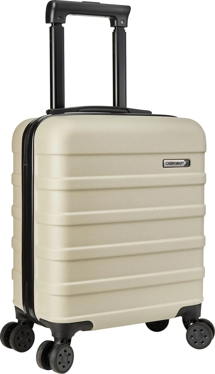CabinMax Handbagage Koffer - Trolley 30L - Harde Reiskoffer - 45x36x20cm - Lichtgewicht - Groot Capaciteit - Wit 3 CabinMax Handbagage Koffer - Trolley 30L - Harde Reiskoffer - 45x36x20cm - Lichtgewicht - Groot Capaciteit - Wit