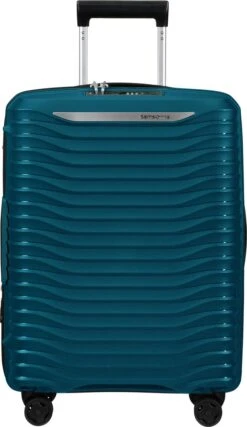 Samsonite Reiskoffer - Upscape Spinner 55/20 Uitbreidbaar (Handbagage) Petrol Blue -Goedkope Bagage Winkel 694x1200