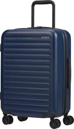 Samsonite Reiskoffer - Stackd Spinner 55/20 Exp (Handbagage) Navy -Goedkope Bagage Winkel 694x1200 4