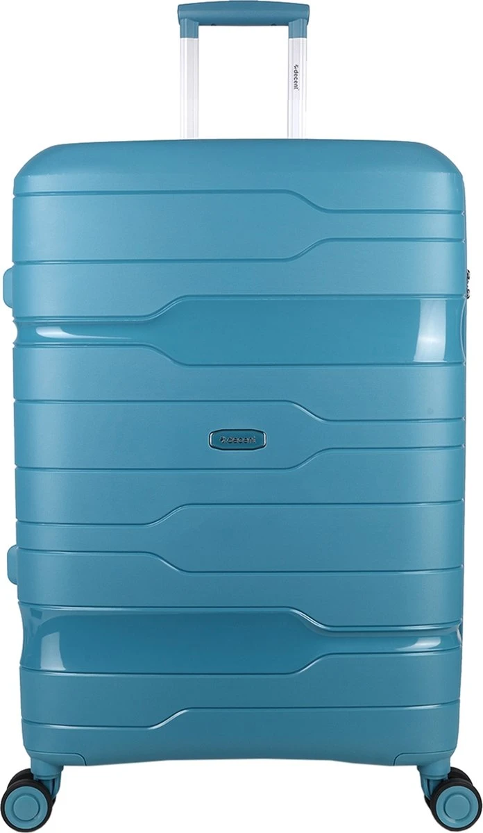 Decent ONE-CITY Large Koffer - 76 Cm - TSA Slot - Petrol 19 Decent ONE-CITY Large Koffer - 76 Cm - TSA Slot - Petrol - Afbeelding 17