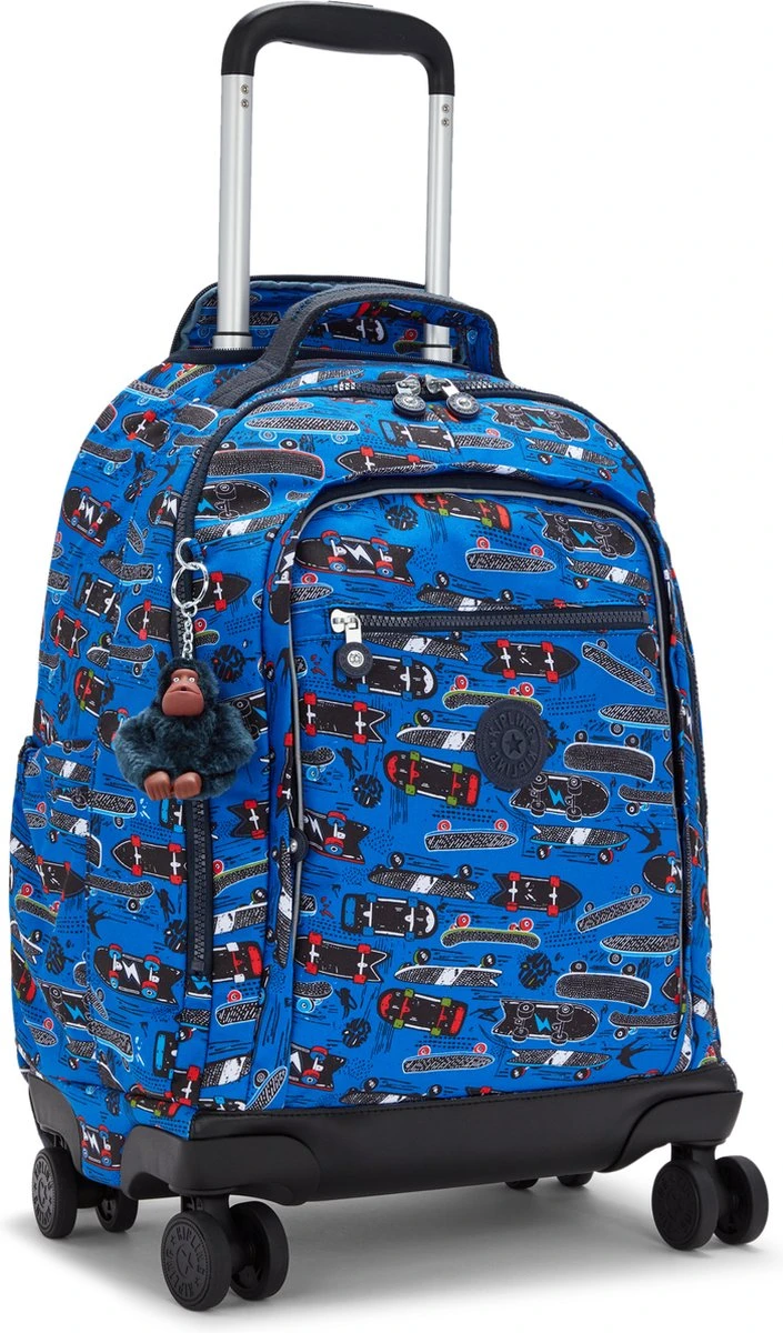 Kipling NEW ZEA Rugzak Met Wielen, 26 Liter, 13 Inch Laptopvak - New Scate Prt S 4 Kipling NEW ZEA Rugzak Met Wielen, 26 Liter, 13 Inch Laptopvak - New Scate Prt S - Afbeelding 2