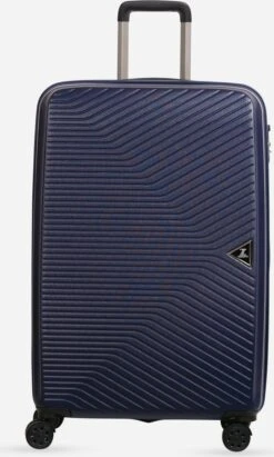 ©TROLLEYZ - Ibiza No.3 - Reiskoffer 69cm Met TSA Slot - Dubbele Wielen - 360° Spinners - 100% ABS - Reiskoffer In Ocean Blue
