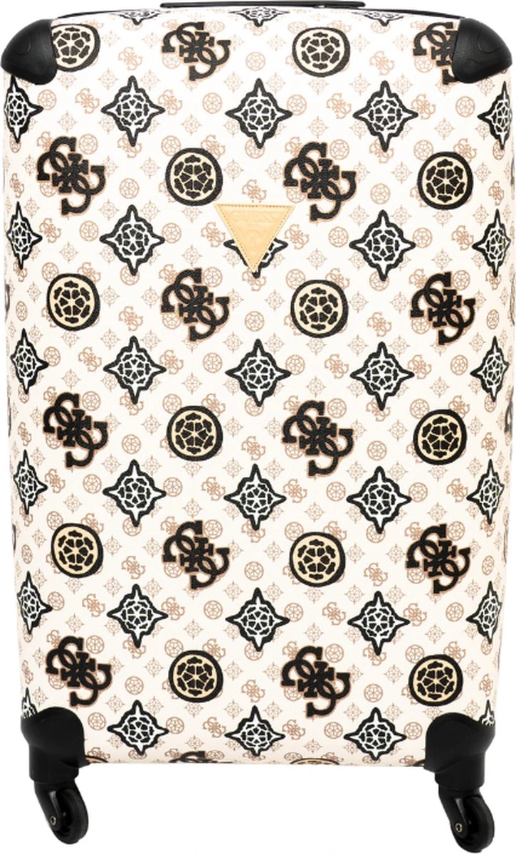 Guess House Party 28 In 4 Wheeler Dames Reiskoffer - Cream Logo Multi 3 Guess House Party 28 In 4 Wheeler Dames Reiskoffer - Cream Logo Multi