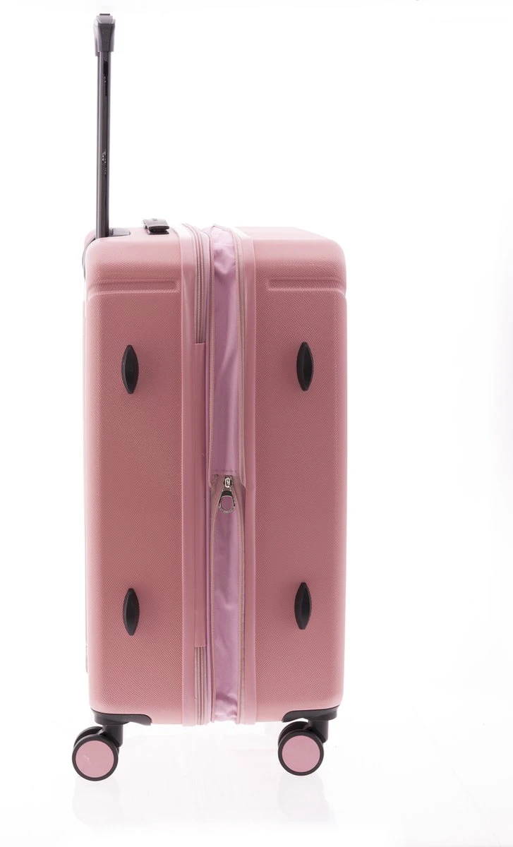 Gladiator Tropical Middelgrote Koffer Expandable - 67 Cm - 72/82 Liter - Roze 12 Gladiator Tropical Middelgrote Koffer Expandable - 67 Cm - 72/82 Liter - Roze - Afbeelding 10