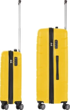 TravelZ Big Bars Kofferset - Trolleyset TSA 2-delig - Handbagage En Groot - Geel -Goedkope Bagage Winkel 762x1200 7