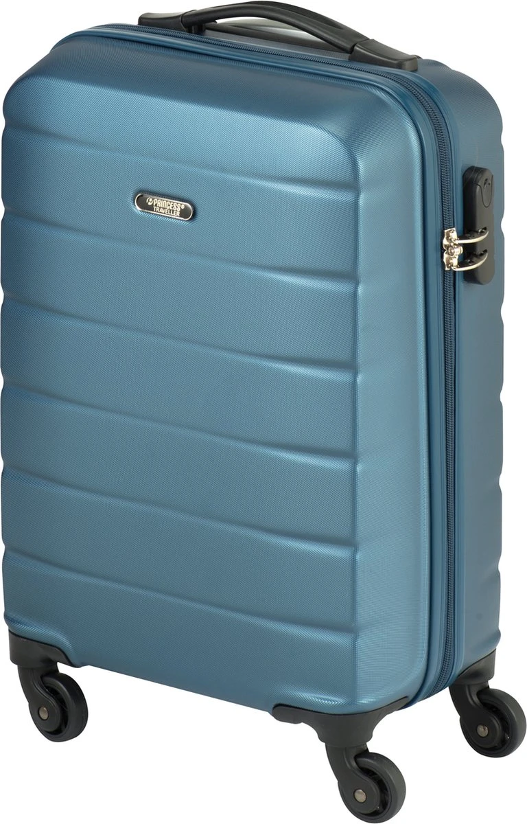 Princess Traveller Grenada - Handbagagekoffer - Grijsblauw - S - 55cm 4 Princess Traveller Grenada - Handbagagekoffer - Grijsblauw - S - 55cm - Afbeelding 2
