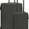 Enrico Benetti Louisville Kofferset Tweedelig - 39040-02 - Zwart -Goedkope Bagage Winkel 780x1200 2