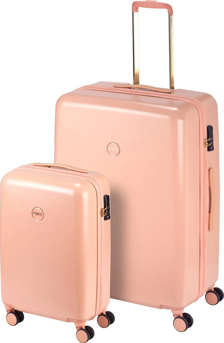 Princess Traveller Harlem - Handbaggage Koffer - Roze - S - 55cm 11 Princess Traveller Harlem - Handbaggage Koffer - Roze - S - 55cm - Afbeelding 9
