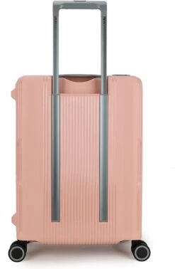 Decent Handbagage Koffer / Trolley / Reiskoffer - 55 Cm - 38 Liter - Polypropyleen - On-Tour - Roze 40 Decent Handbagage Koffer / Trolley / Reiskoffer - 55 Cm - 38 Liter - Polypropyleen - On-Tour - Roze -Goedkope Bagage Winkel 785x1200 2