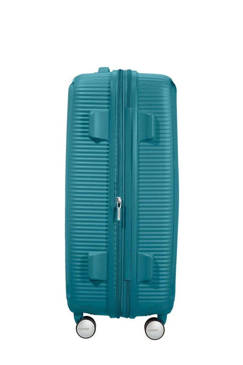 American Tourister Soundbox Spinner Spinner Reiskoffer (Medium) - 81 Liter - Jade Green 8 American Tourister Soundbox Spinner Spinner Reiskoffer (Medium) - 81 Liter - Jade Green - Afbeelding 6