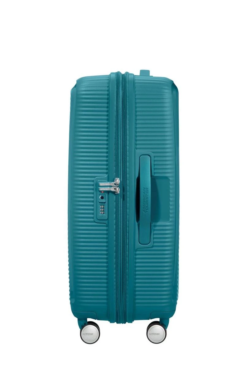 American Tourister Soundbox Spinner Spinner Reiskoffer (Medium) - 81 Liter - Jade Green 9 American Tourister Soundbox Spinner Spinner Reiskoffer (Medium) - 81 Liter - Jade Green - Afbeelding 7