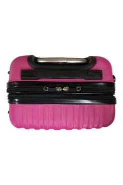 SB Travelbags 'Expandable' Handbagage Koffer 53cm 4 Wielen Trolley - Roze -Goedkope Bagage Winkel 799x1200 32