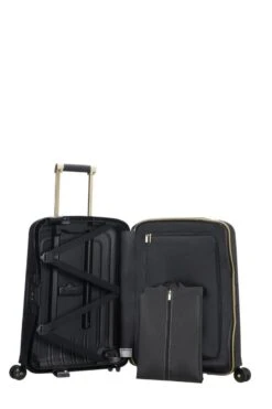 Samsonite Reiskoffer - S'Cure Dlx Spinner 55/20 (Handbagage) Black/Gold Deluscious -Goedkope Bagage Winkel 799x1200 90