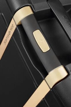Samsonite Reiskoffer - S'Cure Dlx Spinner 55/20 (Handbagage) Black/Gold Deluscious -Goedkope Bagage Winkel 799x1200 94