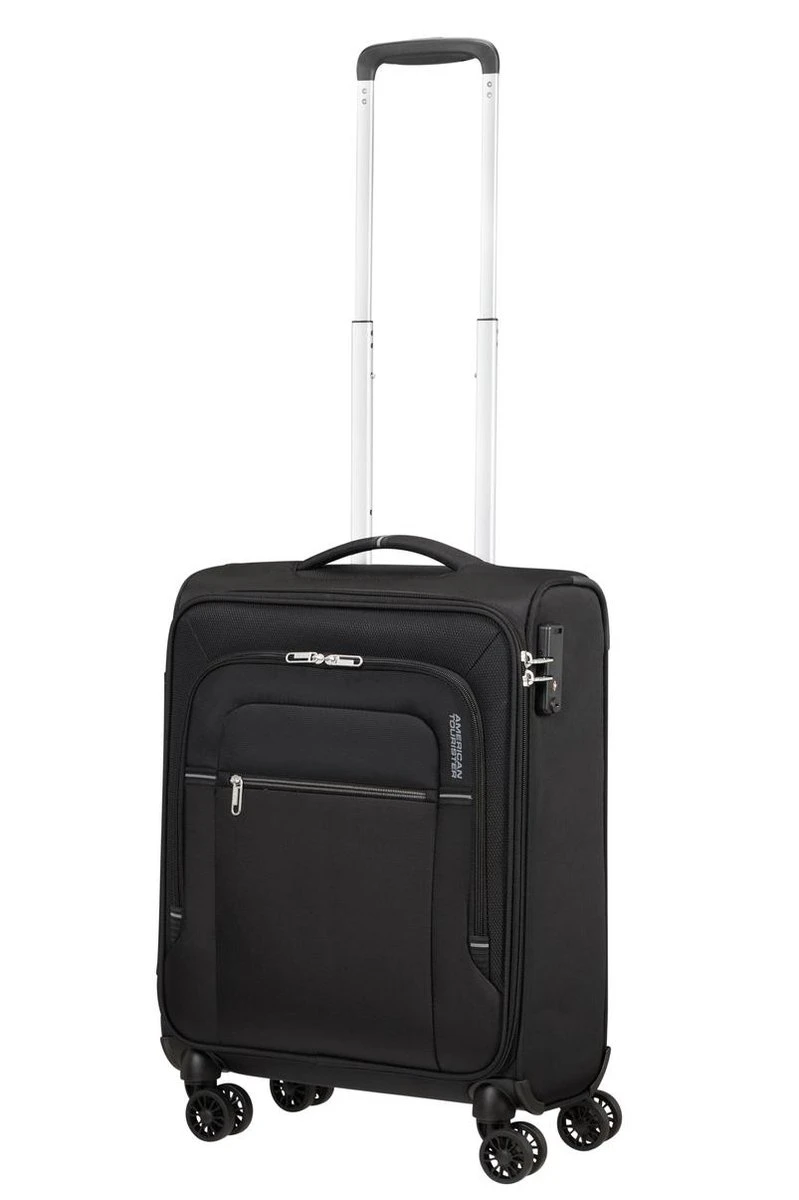 American Tourister Reiskoffer - Crosstrack Spinner 55/20 Tsa (Handbagage) Black/Grey 6 American Tourister Reiskoffer - Crosstrack Spinner 55/20 Tsa (Handbagage) Black/Grey - Afbeelding 4