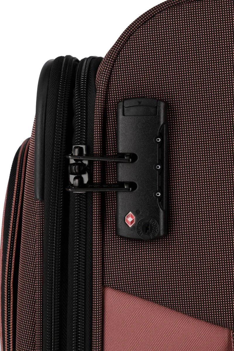 Travelite Zachte Koffer / Trolley / Reiskoffer - Viia - 77 Cm (XL) - Roze 8 Travelite Zachte Koffer / Trolley / Reiskoffer - Viia - 77 Cm (XL) - Roze - Afbeelding 6