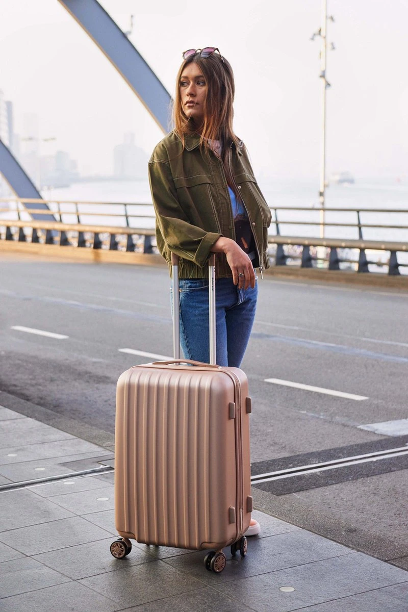 Decent Tranporto-One Reiskoffer 66 Cm - Zalmroze 14 Decent Tranporto-One Reiskoffer 66 Cm - Zalmroze - Afbeelding 12