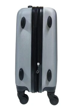 SB Travelbags 'Expandable' Handbagage Koffer 53cm 4 Wielen Trolley - Zilver 16 SB Travelbags 'Expandable' Handbagage Koffer 53cm 4 Wielen Trolley - Zilver -Goedkope Bagage Winkel 800x1200 50