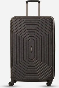 ©TROLLEYZ - Florence No.7 - Reiskoffer 78cm Met TSA Slot - Dubbele Wielen - 360° Spinners - 100% ABS - Reiskoffer In Night Black -Goedkope Bagage Winkel 802x1200 6