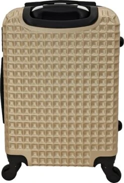 SB Travelbags Handbagage Koffer 51cm 4 Wielen Trolley - Champagne -Goedkope Bagage Winkel 811x1200 3