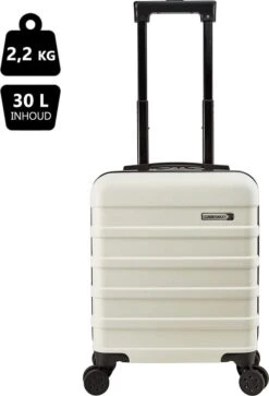 CabinMax Handbagage Koffer - Trolley 30L - Harde Reiskoffer - 45x36x20cm - Lichtgewicht - Groot Capaciteit - Wit 21 CabinMax Handbagage Koffer - Trolley 30L - Harde Reiskoffer - 45x36x20cm - Lichtgewicht - Groot Capaciteit - Wit -Goedkope Bagage Winkel 816x1200 1