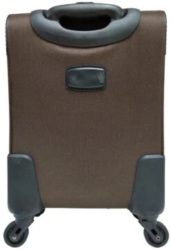 Stoffen Handbagage Koffer 51cm 4 Wielen Trolley - Bruin 15 Stoffen Handbagage Koffer 51cm 4 Wielen Trolley - Bruin -Goedkope Bagage Winkel 822x1200