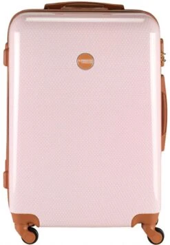Princess Traveller Trendy Dots - Reiskoffer - Roze - M - 66cm -Goedkope Bagage Winkel 832x1200 5