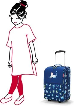 Reisenthel Trolley XS Kids Reiskoffer Kind - Maat XS - 12L - ABC Friens Blue Blauw -Goedkope Bagage Winkel 835x1200 4