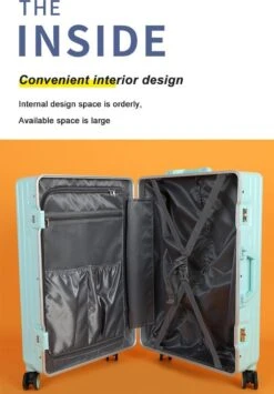 TOP AA Reis Kofferset - Trolleyset 3-delig Met TSA Slot Aluminum Frame, Kleine Cabine En Groot, ABS Luggage, (20+24+28 Inches 3 Pc Set), Roze/pink -Goedkope Bagage Winkel 836x1200 5