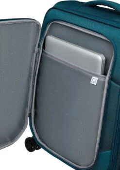 Samsonite Reiskoffer Met Laptopvak - Respark Spinner 55/20 Strict (Handbagage) Grey Print -Goedkope Bagage Winkel 844x1200