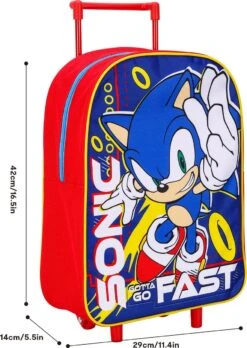 SONIC The Hedgehog Trolley Koffertje Vakantie Logeren Tripjes -Goedkope Bagage Winkel 851x1200 1