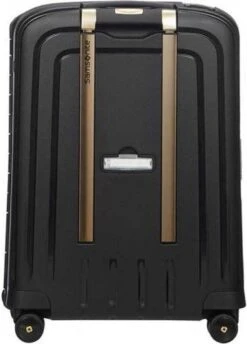 Samsonite Reiskoffer - S'Cure Dlx Spinner 55/20 (Handbagage) Black/Gold Deluscious -Goedkope Bagage Winkel 861x1200 1