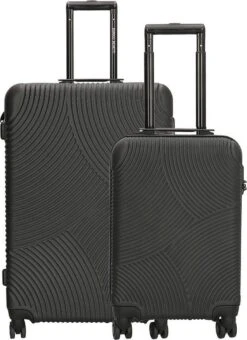 Enrico Benetti Louisville Kofferset Tweedelig - 39040-02 - Zwart -Goedkope Bagage Winkel 871x1200 6