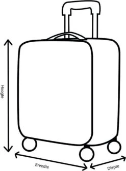 Decent Maxi-Air Handbagage Koffer - 42 Cm - Zalm Roze -Goedkope Bagage Winkel 882x1200 3