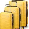 Swiss Alpine 2.0 - Kofferset - 3-delig - 4 Wielen - TSA-cijferslot - Geel -Goedkope Bagage Winkel 884x1200 2