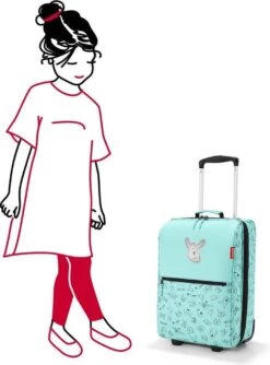 Reisenthel Trolley XS Kids Reiskoffer Kind - Maat XS - 12L - Cats&Dogs Mint -Goedkope Bagage Winkel 887x1200 2