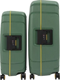 CarryOn Steward Kofferset - 2-delige TSA Trolleyset Met Kliksloten - Dubbele Wielen - Groen -Goedkope Bagage Winkel 895x1200 2
