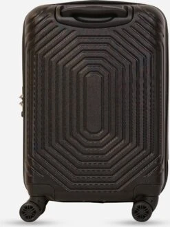 ©TROLLEYZ - Florence No.7 - Trolley - 55cm Met TSA Slot - Dubbele Wielen - 360° Spinners - 100% ABS - Handbagage Koffer In Night Black -Goedkope Bagage Winkel 897x1200 5