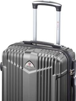 Tesla PC - Handbagage Koffer - 55x35x20 Cm - 4 Wielen - Grijs 11 Tesla PC - Handbagage Koffer - 55x35x20 Cm - 4 Wielen - Grijs -Goedkope Bagage Winkel 905x1200 1