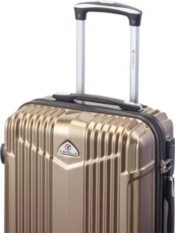 Tesla PC - Handbagage Koffer - 55x35x20 Cm - 4 Wielen - Goud 11 Tesla PC - Handbagage Koffer - 55x35x20 Cm - 4 Wielen - Goud -Goedkope Bagage Winkel 905x1200 3
