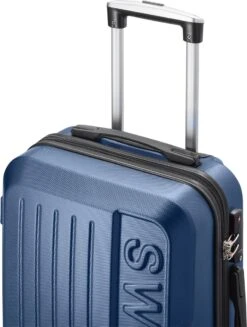Swiss - Lausanne - Handbagage Koffer - 4 Wielen - TSA-Cijferslot - Blauw 9 Swiss - Lausanne - Handbagage Koffer - 4 Wielen - TSA-Cijferslot - Blauw -Goedkope Bagage Winkel 906x1200 4