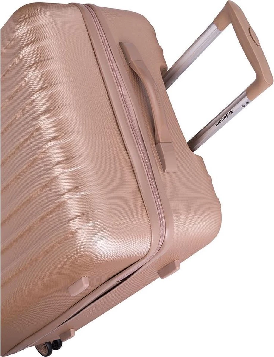 Decent Tranporto-One Reiskoffer 66 Cm - Zalmroze 7 Decent Tranporto-One Reiskoffer 66 Cm - Zalmroze - Afbeelding 5