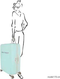 SUITSUIT - Fabulous Fifties - Luminous Mint - Reiskoffer (76 Cm) -Goedkope Bagage Winkel 923x1200