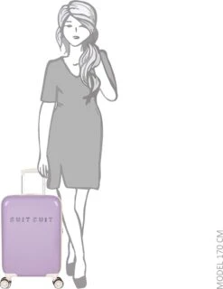 SUITSUIT - Fabulous Fifties - Royal Lavender - Handbagage (55 Cm) -Goedkope Bagage Winkel 927x1200