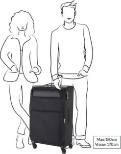 Gabol Cloud Spinner 79 Black -Goedkope Bagage Winkel 944x1200 2