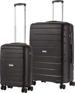 TravelZ Big Bars Kofferset - Trolleyset TSA 2-delig - Handbagage En Groot - Zwart -Goedkope Bagage Winkel 967x1200 3