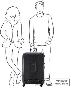 Delsey Moncey Trolley Case - 76 Cm - Black -Goedkope Bagage Winkel 969x1200 6