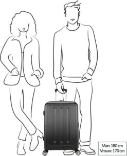 Decent Neon-Fix 2.0 Medium Koffer 66 Cm - 65 Liter - Blauw -Goedkope Bagage Winkel 972x1200 6