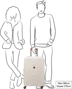 Delsey Harde Koffer / Trolley / Reiskoffer - Moncey - 69 Cm (large) - Wit 18 Delsey Harde Koffer / Trolley / Reiskoffer - Moncey - 69 Cm (large) - Wit -Goedkope Bagage Winkel 973x1200 18