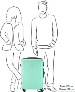 Princess Traveller PT01 - Reiskoffer - Pitch Black - M - 67cm -Goedkope Bagage Winkel 974x1200 12